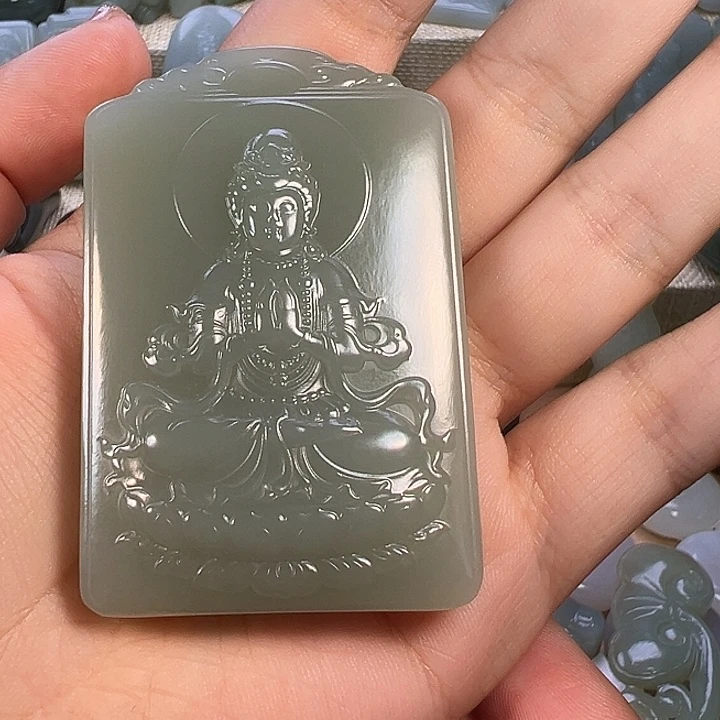 陳***舟和田玉（糖玉）未镶嵌颈饰