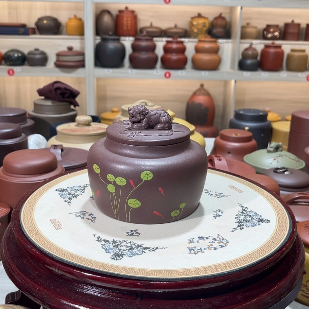 紫砂茶叶罐紫砂罐