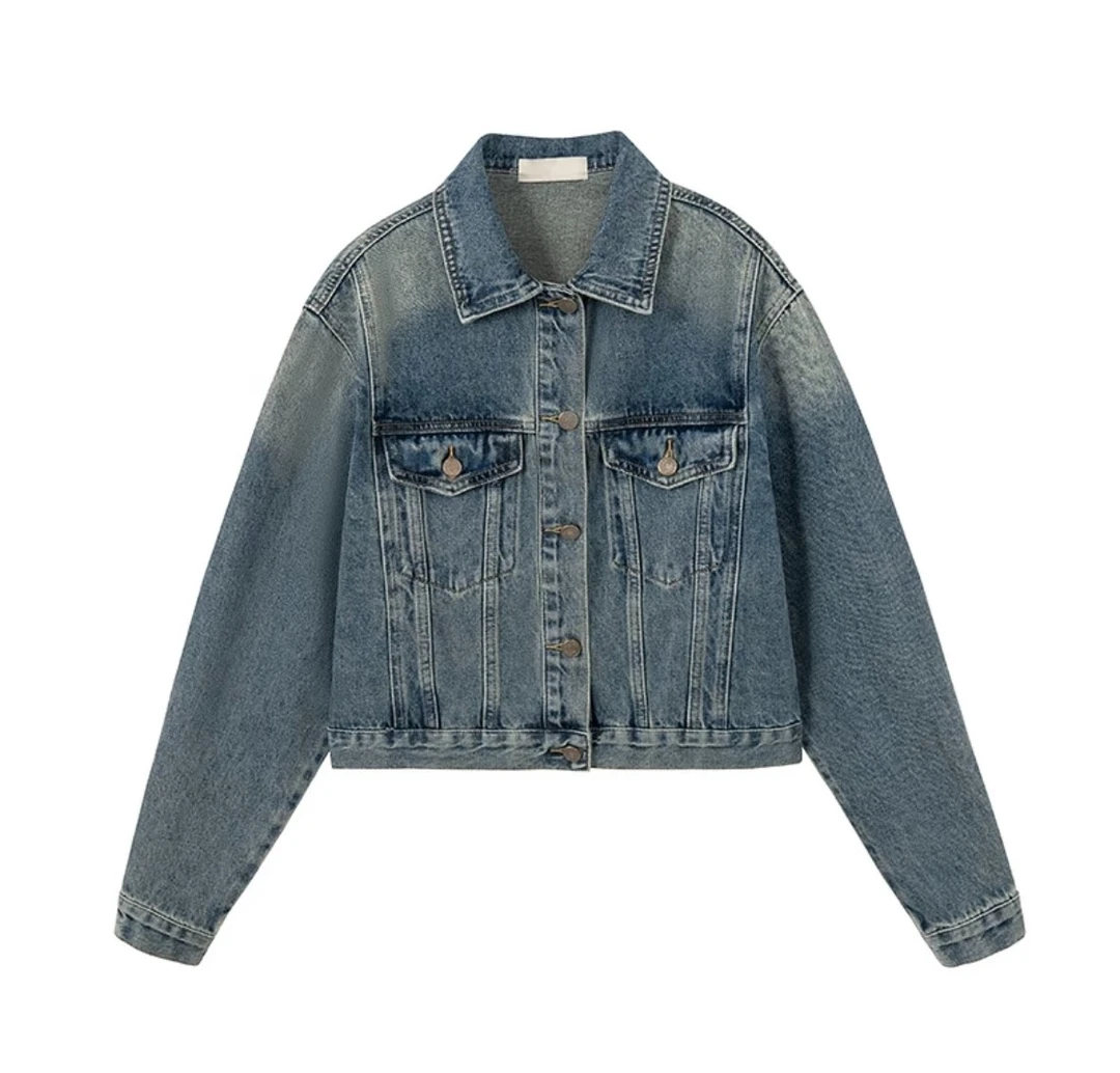 主播推荐~501-550牛仔服饰显瘦气质洋气短款显瘦百搭春季宽松修身