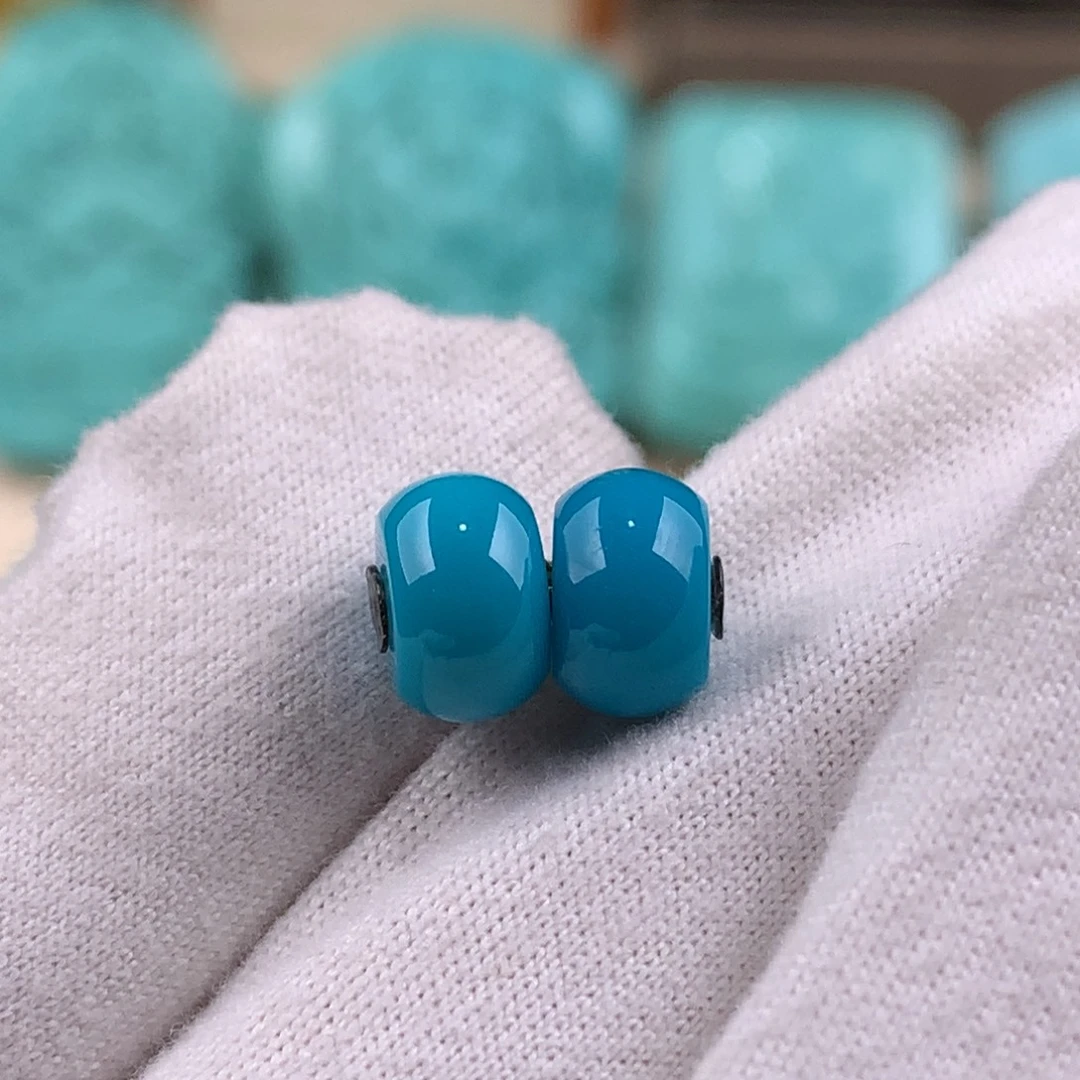 绿松石未镶嵌配对直切卡8