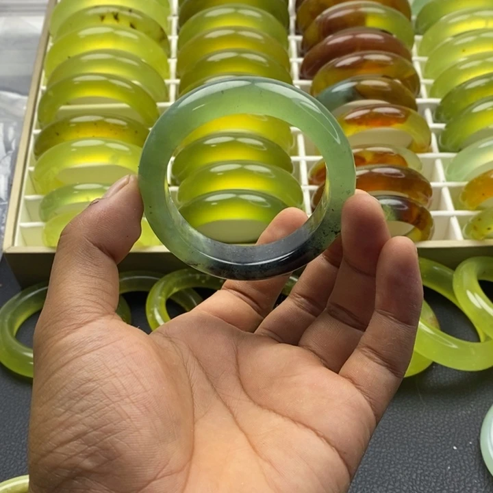 合金蛇纹石玉手镯53