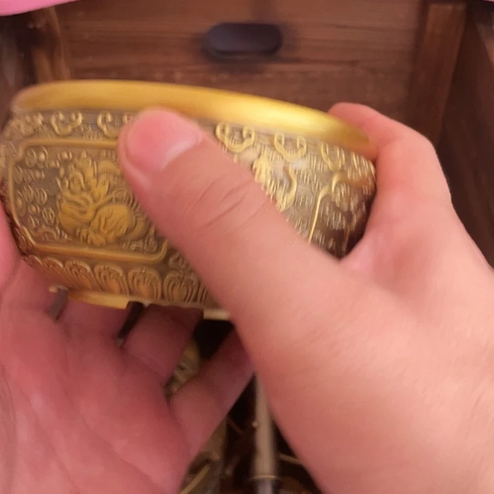 铜心铜德铜器摆件