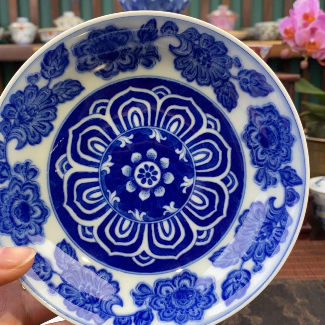 手工陶瓷柴窑茶花壶承