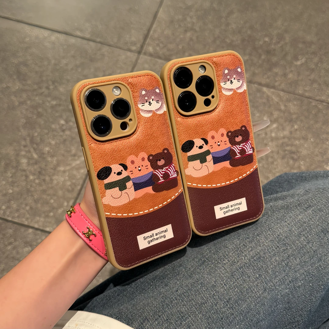 三只动物适用苹果16promax手机壳iPhone15promax华为vivo小米oppo