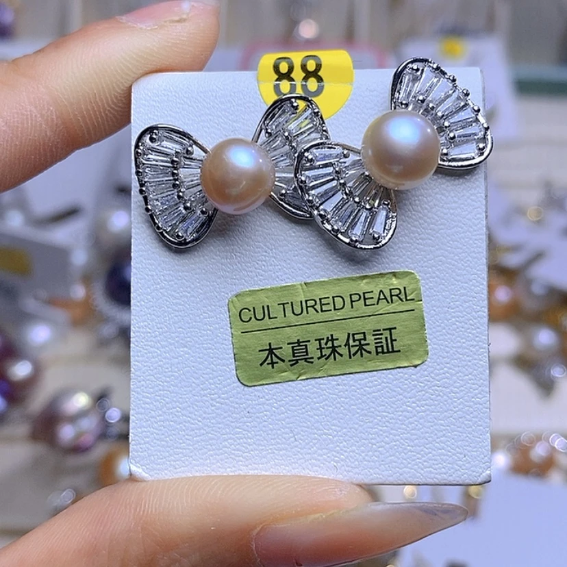 【闪购商品】银S925镶嵌淡水珍珠吊坠