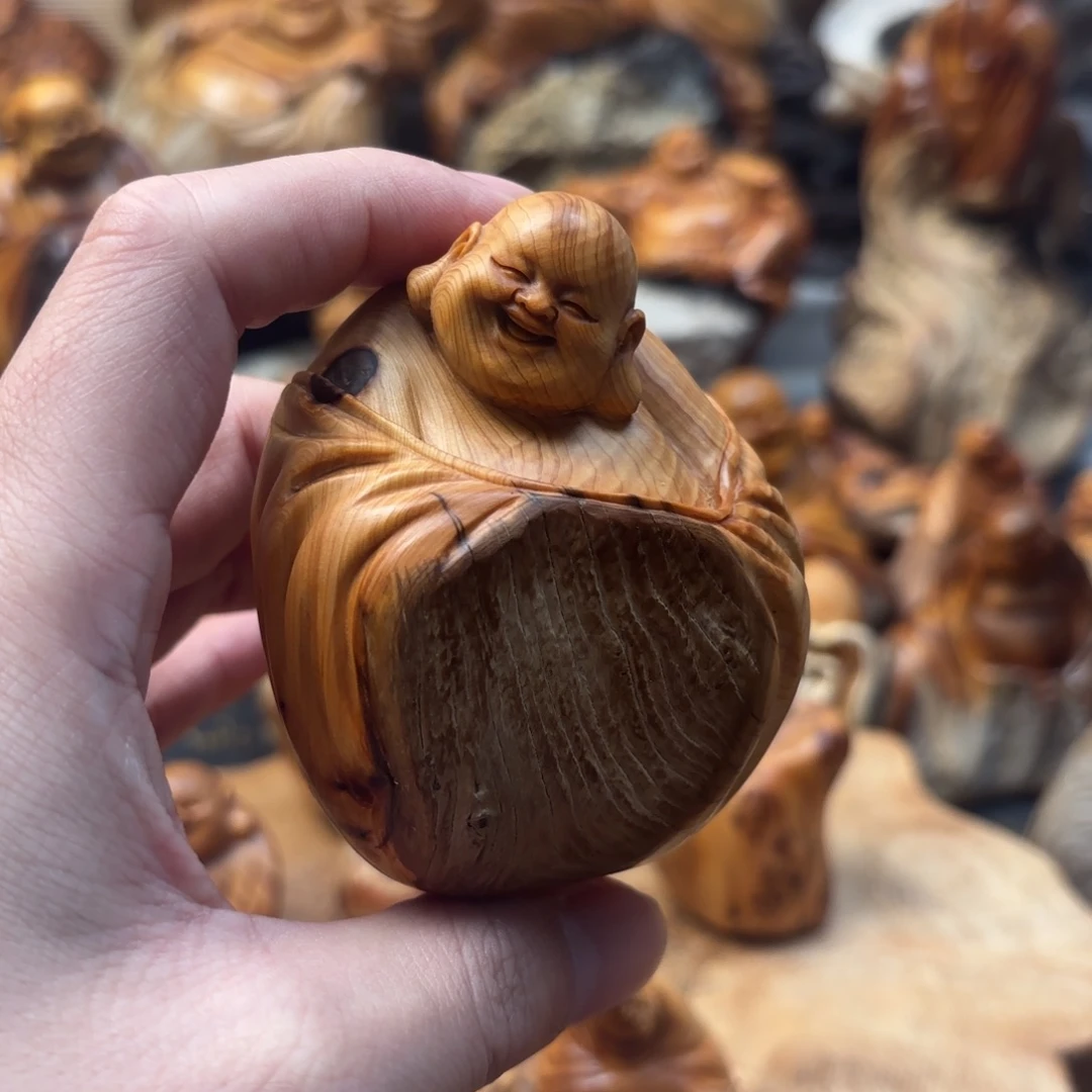 柏木太行崖柏手工雕刻
