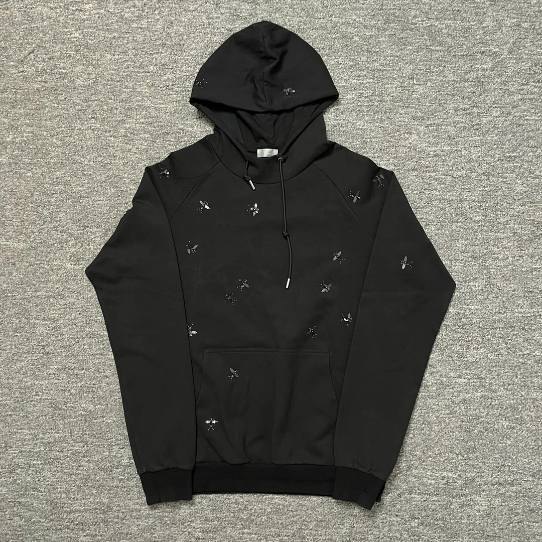 95新 DIOR/迪奥 XL码/亮片小蜜蜂帽衫/97新0858