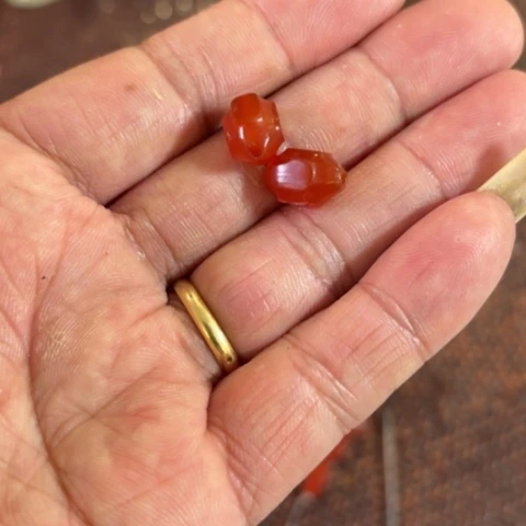 玛瑙/玉髓颈饰合金应*