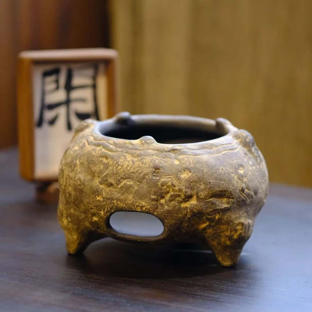喜兽炉/纯手工陶瓷可生炭炉子