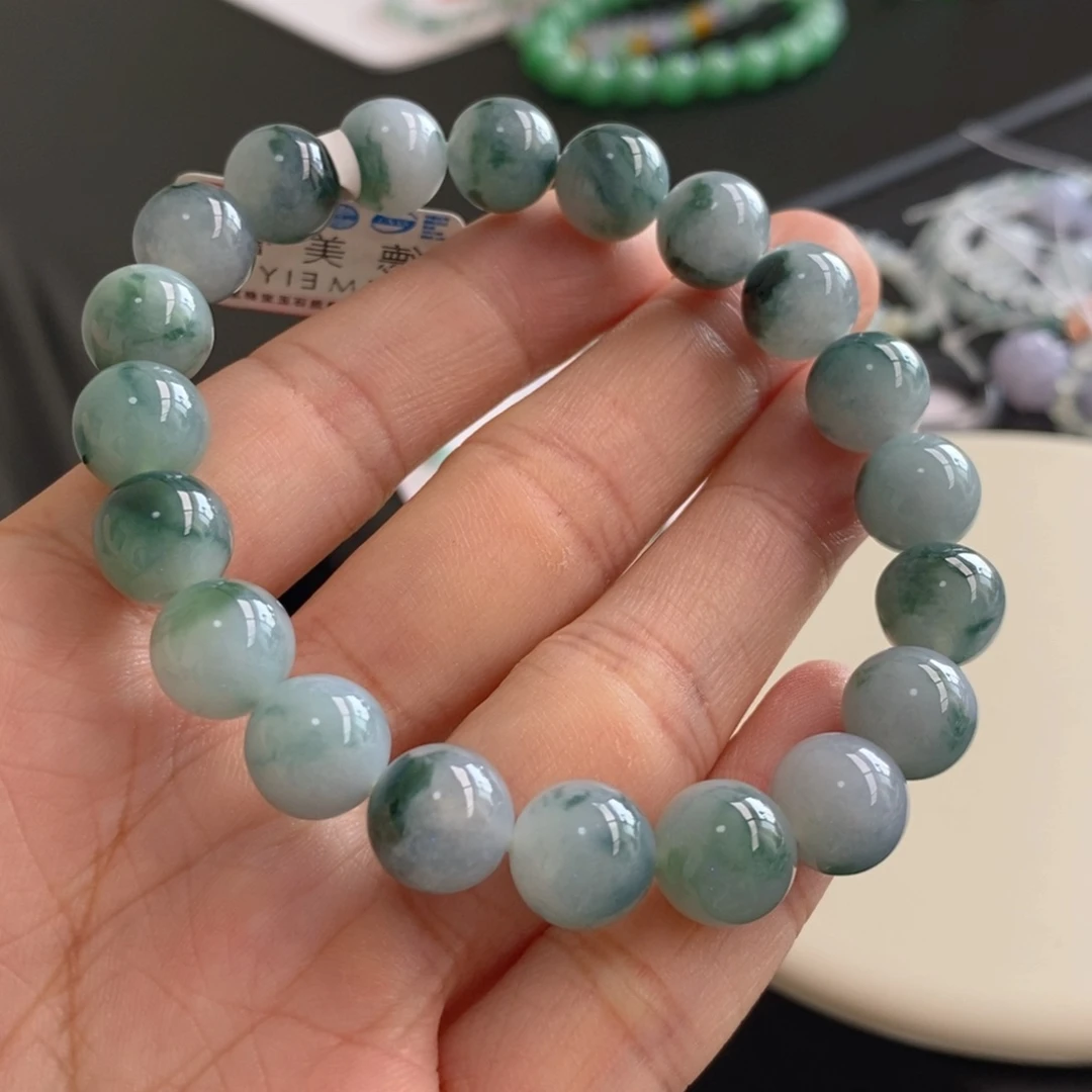 翡翠未镶嵌手链卡10