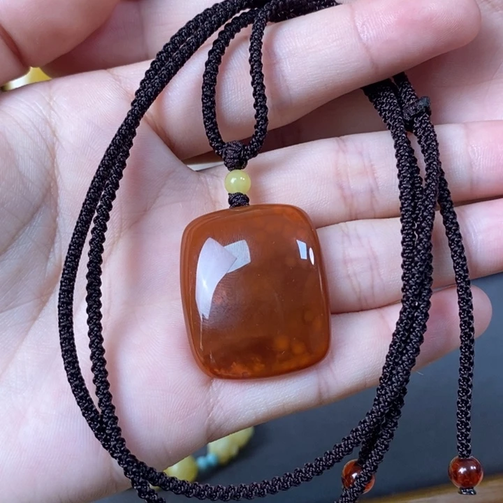 南红玛瑙无事牌未镶嵌无事牌