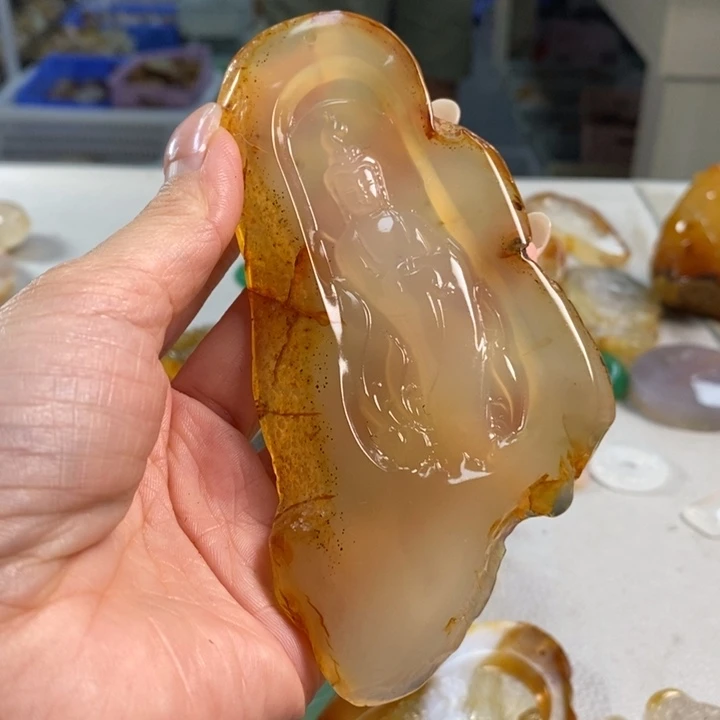 玛瑙/玉髓吊坠(不含链)未镶嵌