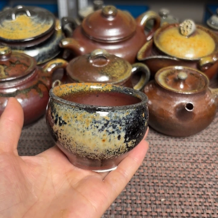茶杯紫砂小水缸杯100