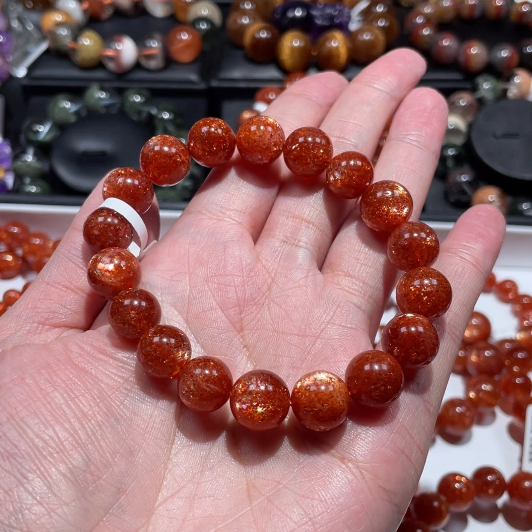 日光石手链未镶嵌明金太阳11mm