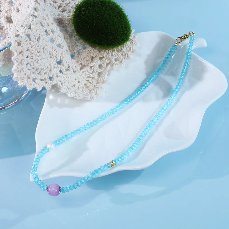 【晶锐珠宝推荐】H6托帕石锁骨链（多样性发其一）