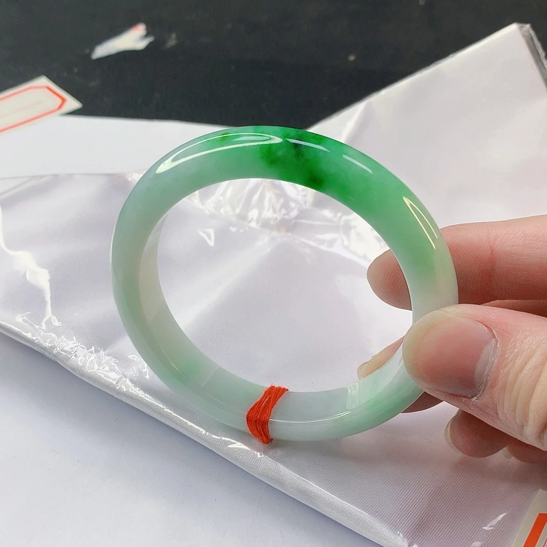 翡翠手镯未镶嵌121缅甸天然翡翠A货