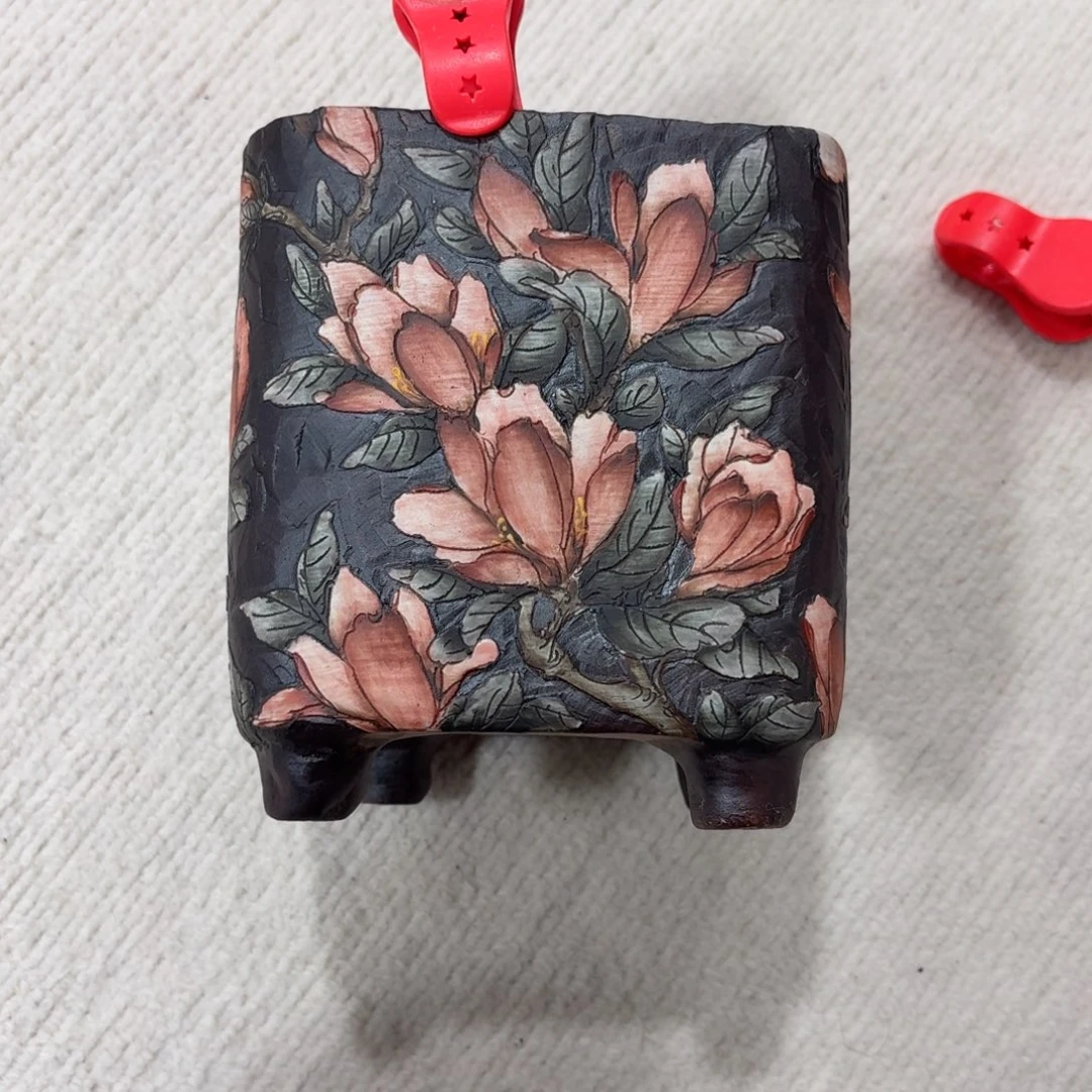 春***、花盆紫砂陶瓷多肉花盆微瑕