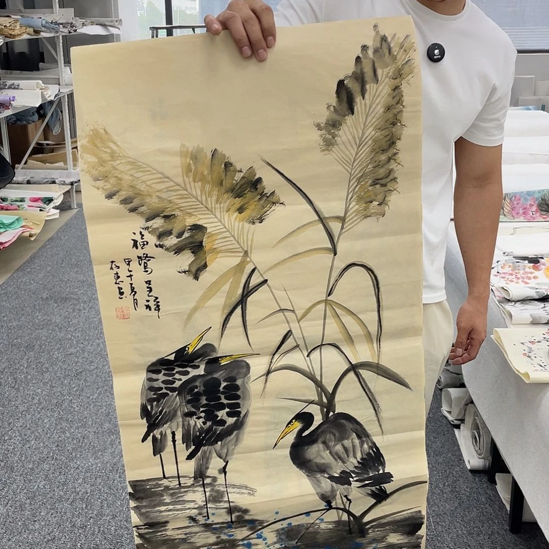 国画纯手绘字画宣纸