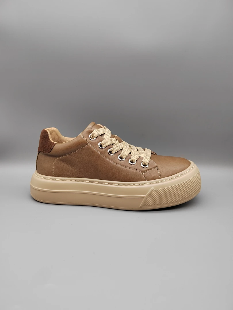 2031男士时尚休闲百搭真皮厚底低帮潮鞋韩版潮流