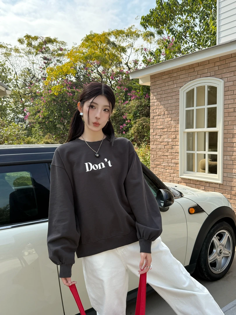 （库）Eleven#百搭简约字母卫衣#1527