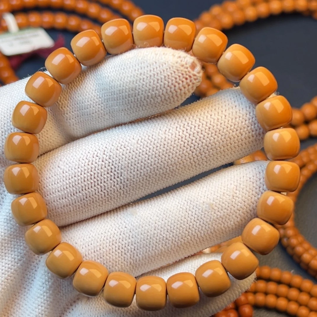 晓***彩橄榄核手串/手链橄榄核尖直切微倒脚单圈0.87cm