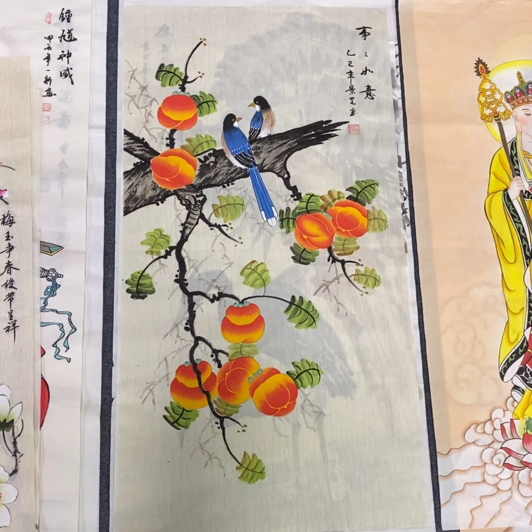 国画尺寸100✖️50三尺手绘画