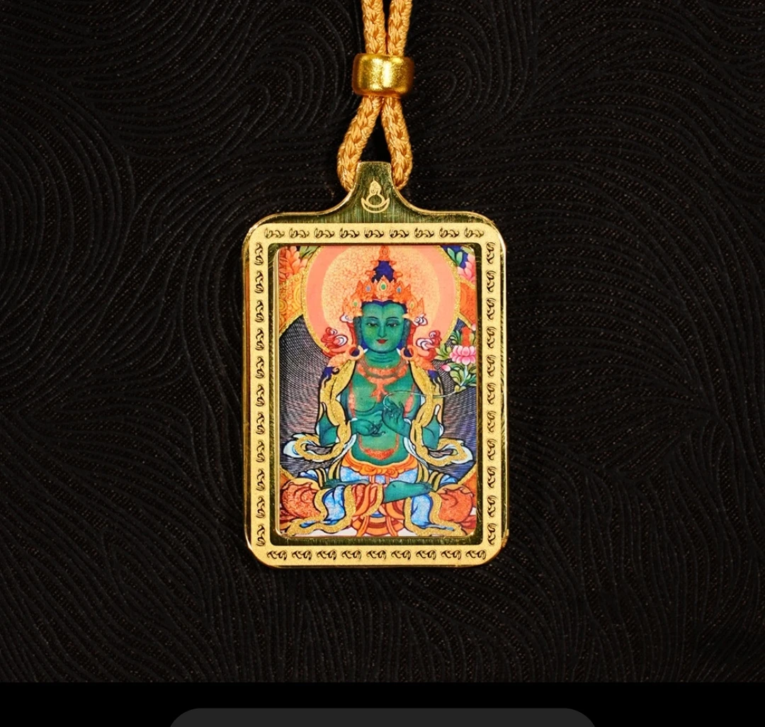 藏式手工描金小唐卡