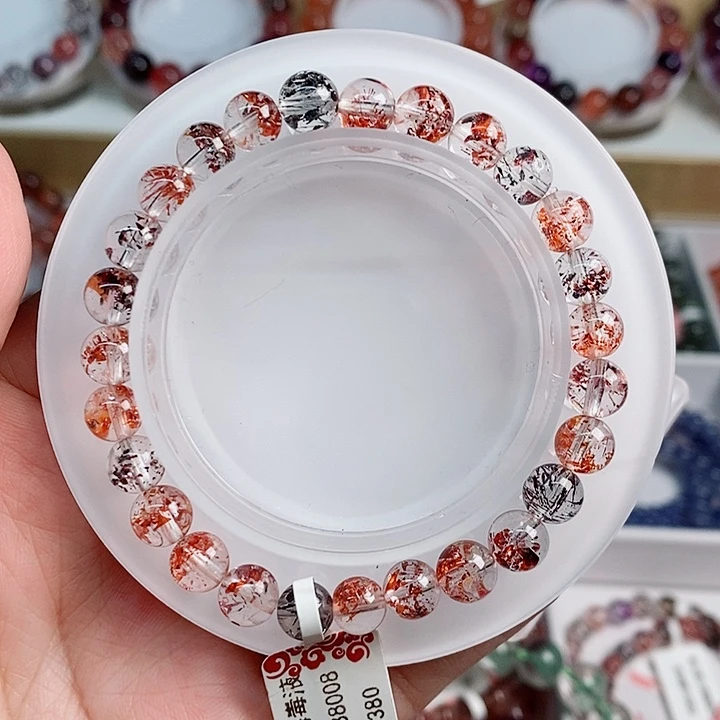 水晶手链未镶嵌彩梅毒液