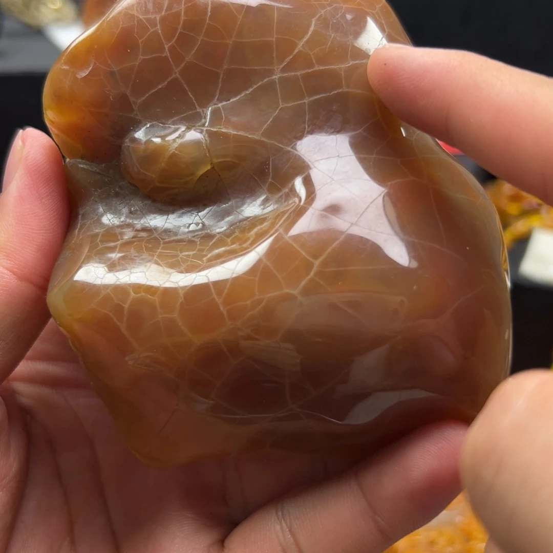 未镶嵌石英质玉（黄龙玉）多样性发货，发其一