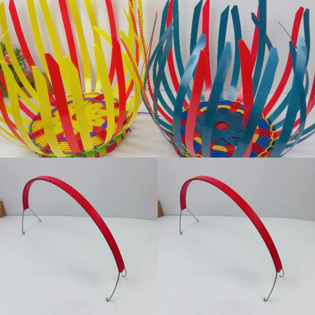 【丹丹】半成品底手工编织半成品篮子果盘收纳篮藤编圆形买菜