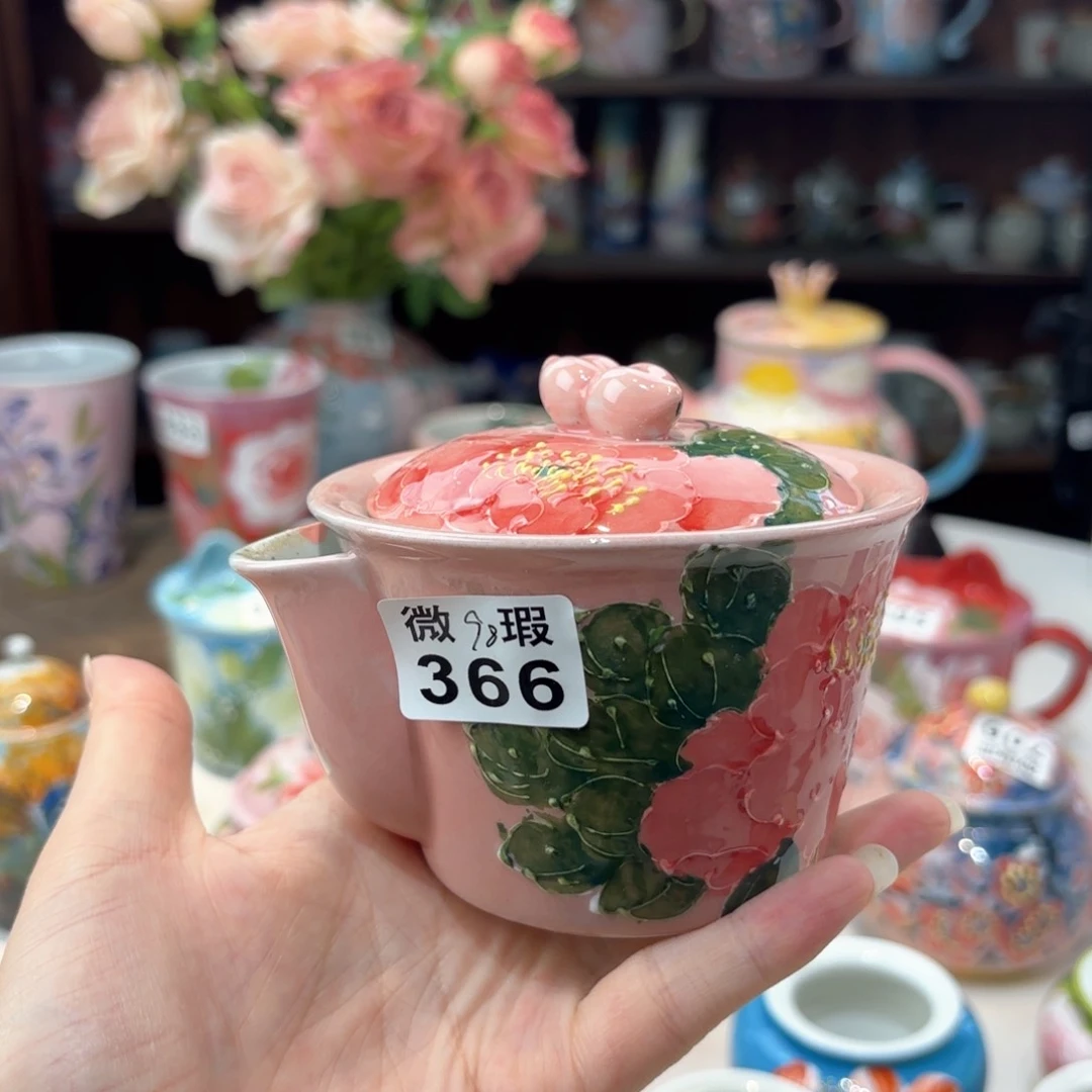 景德镇手绘高温釉下彩陶瓷茶具