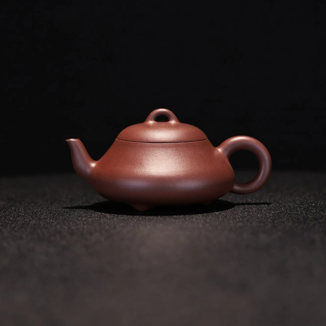 潘小勇 汉棠鸽嘴石瓢150cc全手工紫砂壶
