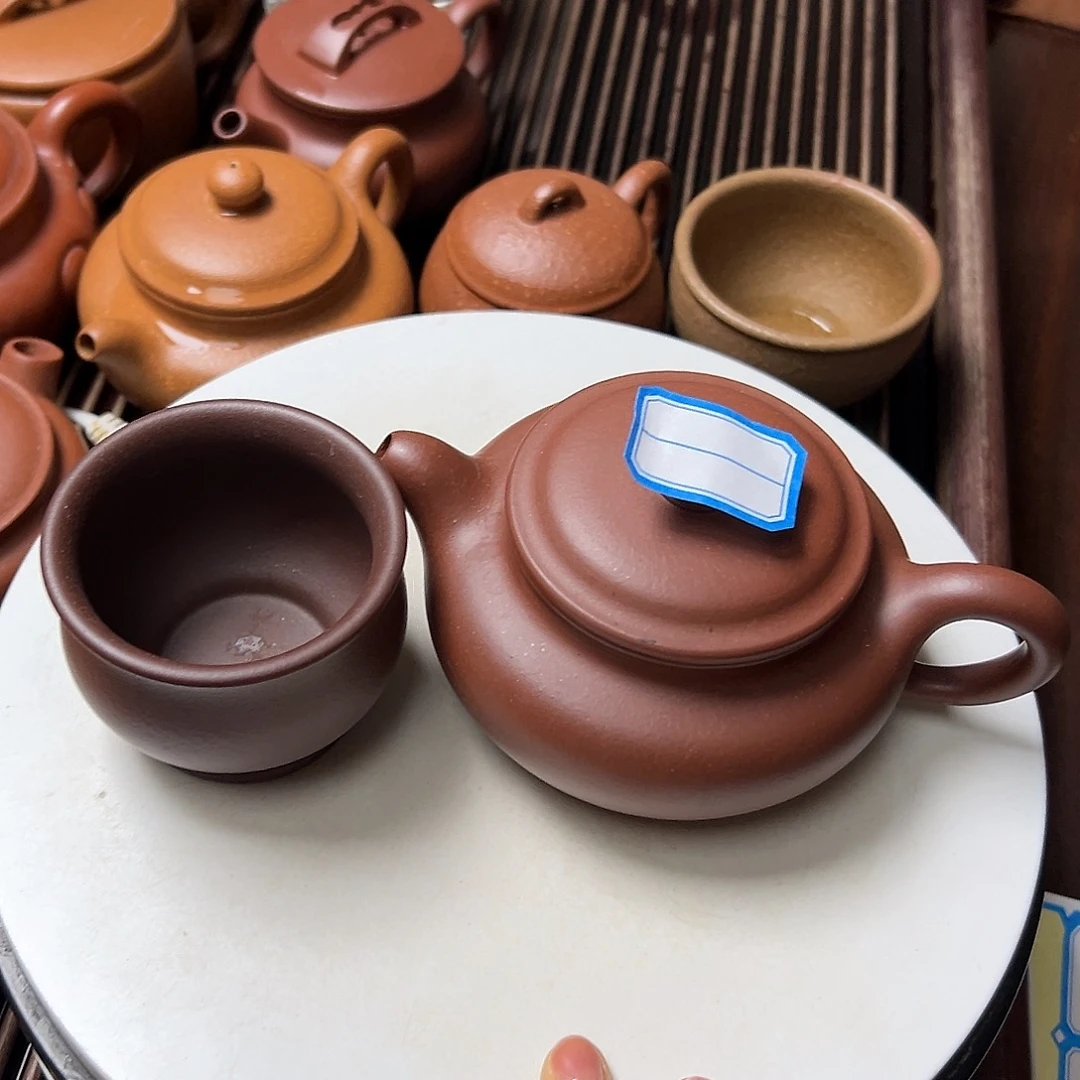 紫泥茶壶紫砂壶等传统
