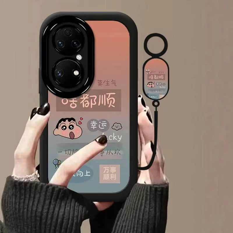 适用华为p50e手机壳文字abr-al60软硅胶huawei p50保护套全包边防