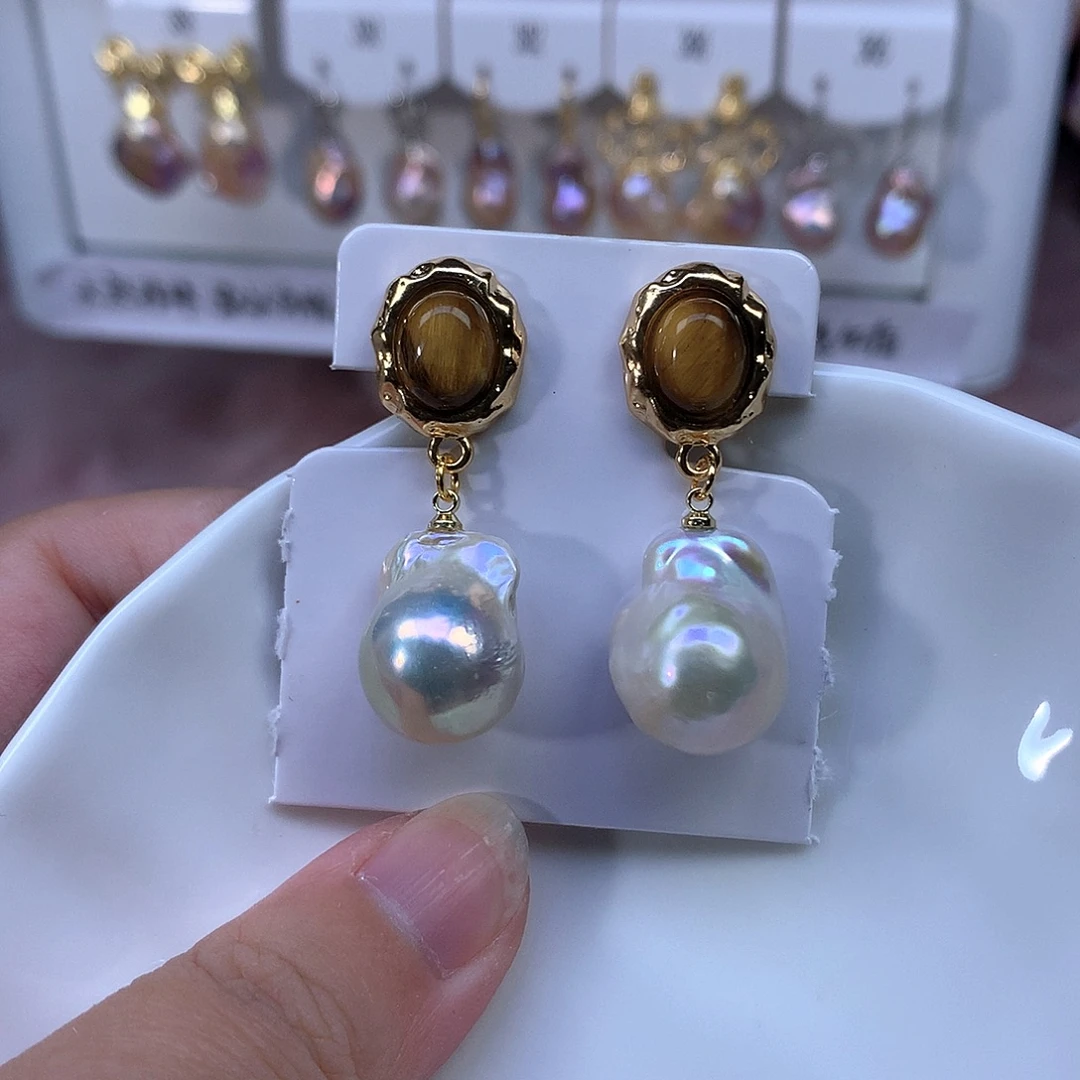 耳饰淡水珍珠合金特价4112