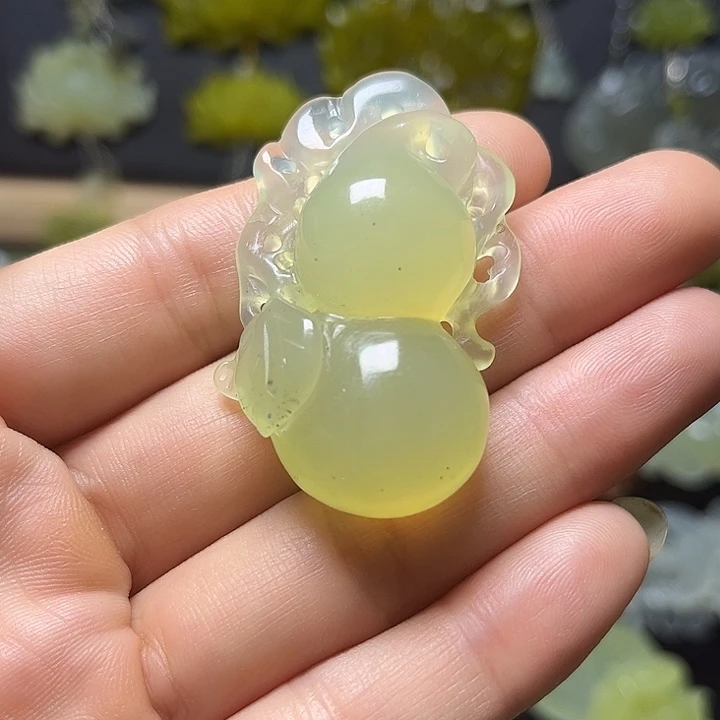 未镶嵌蛇纹石玉发饰