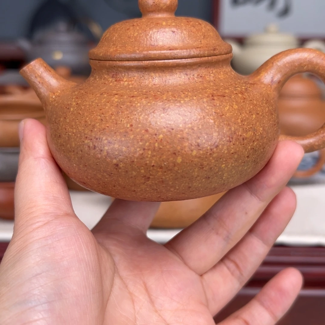 天***4紫砂茶壶梨皮黄的200
