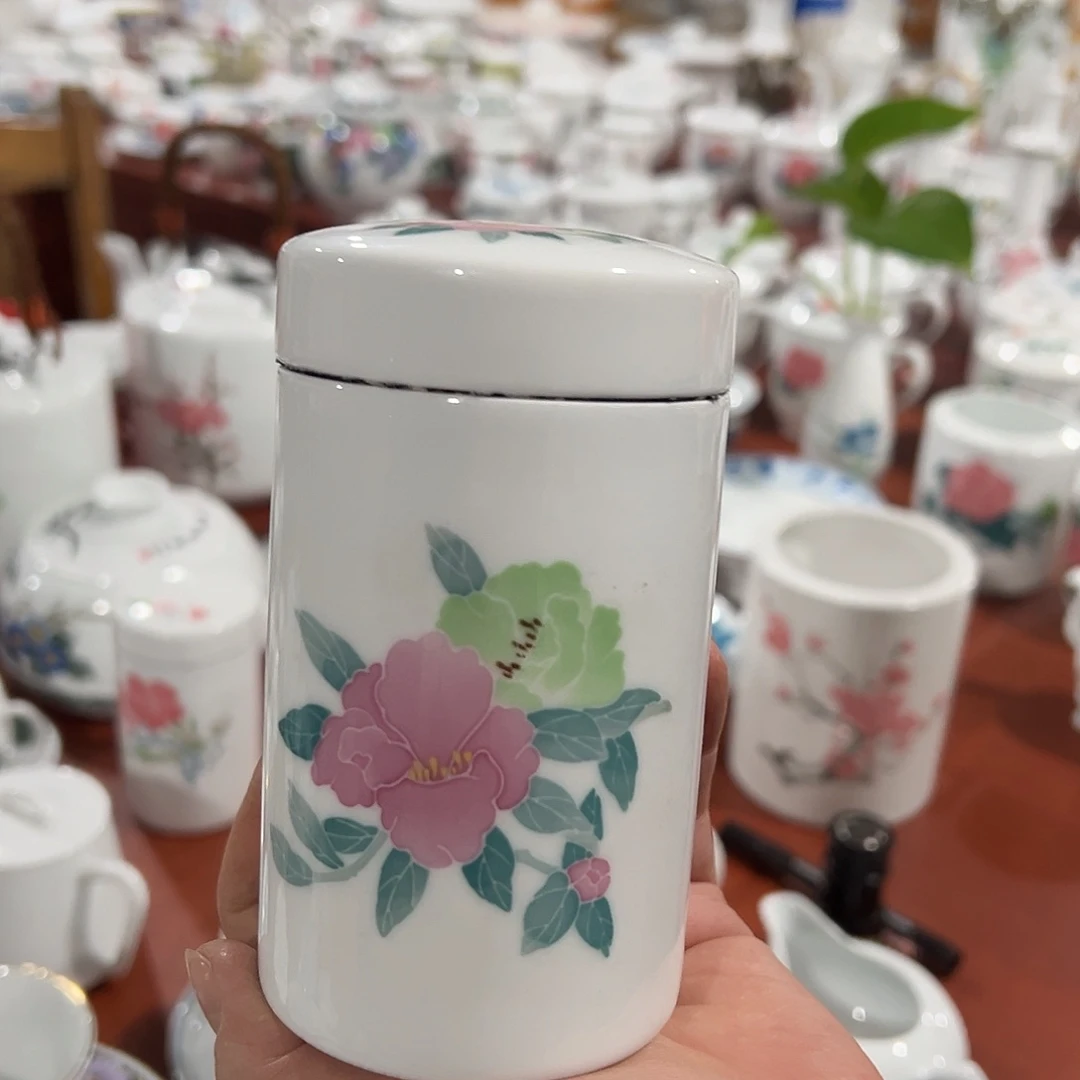 醴陵瓷直播供货基地手绘