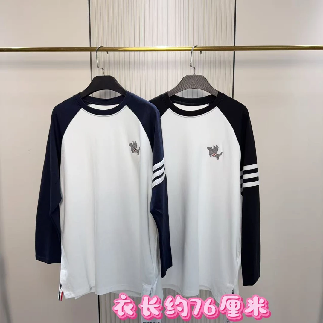 6623刺绣天使小狗圆领宽松T恤