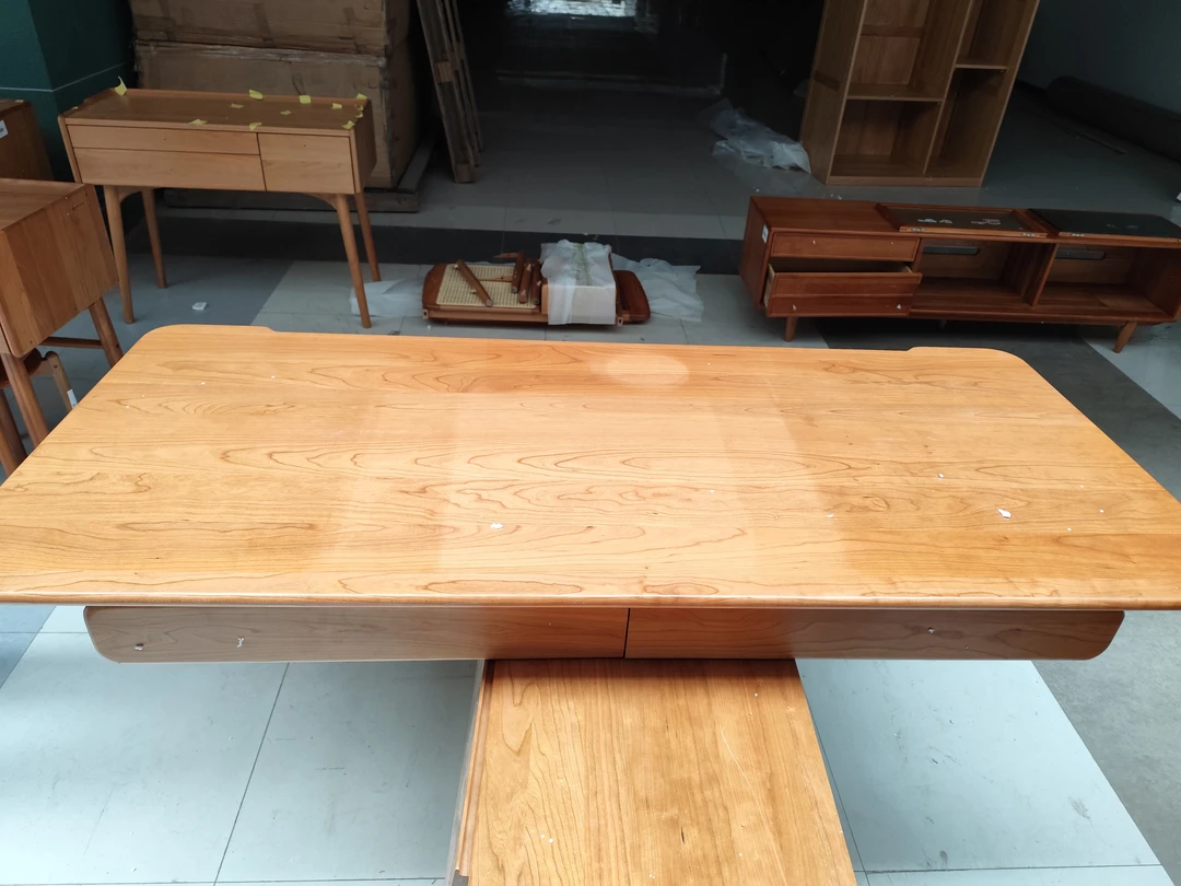 书桌 桌面 樱桃木 168*70瑕疵无售后