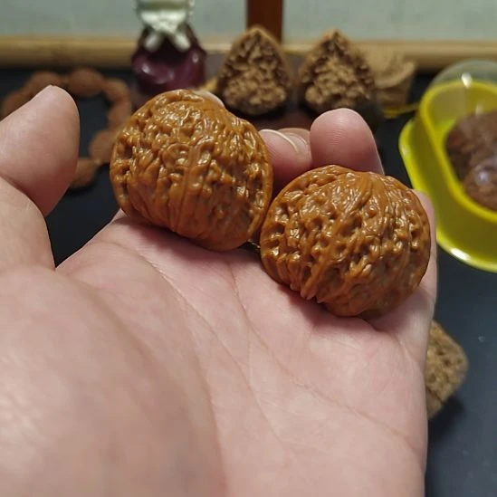 吊坠文玩核桃38磨盘