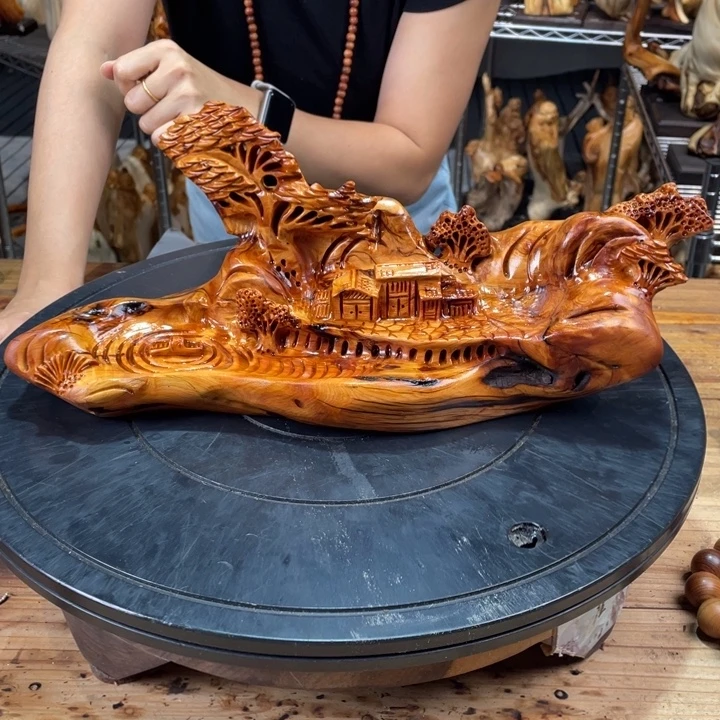 柏木（崖柏）山水倒流香送两盒香