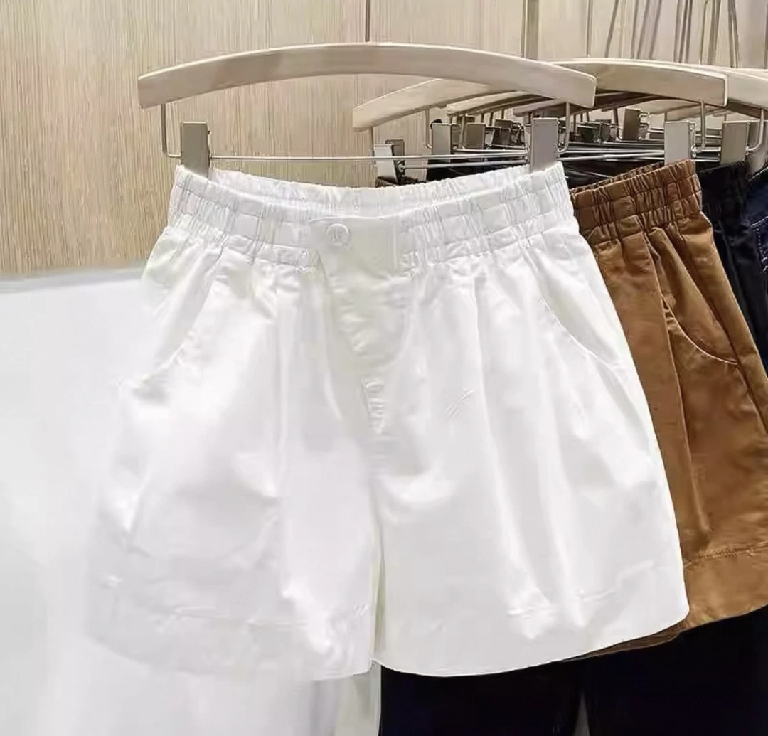 透气无弹成人微弹力夏季常规短裤潮流宽松高腰抽绳
