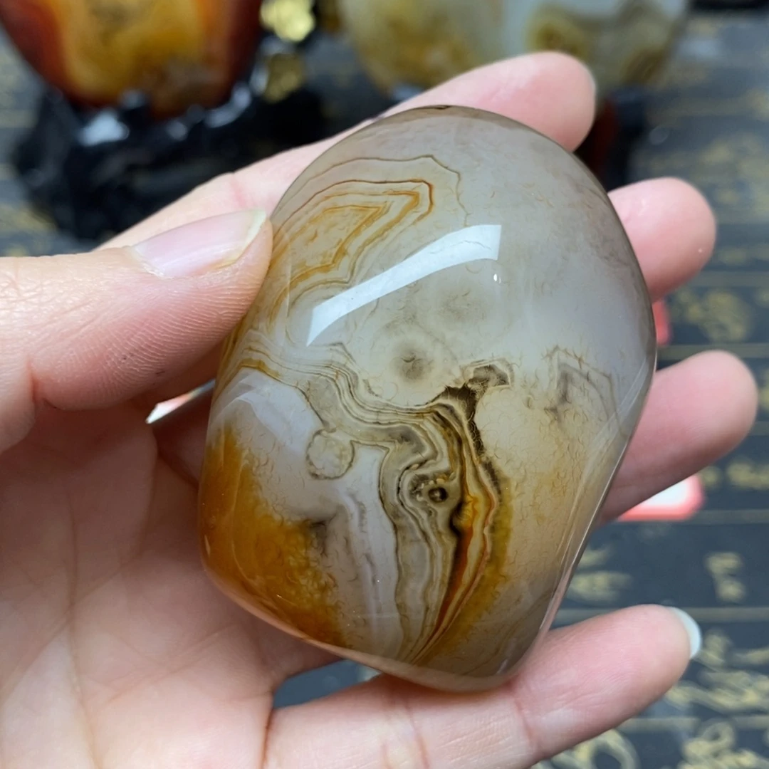 玛瑙/玉髓玛瑙未镶嵌老*