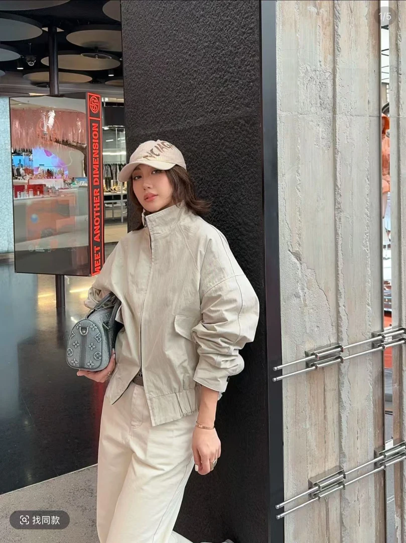 福秒-显质感的！立领双拉链夹克外套（JM70276#）JVV