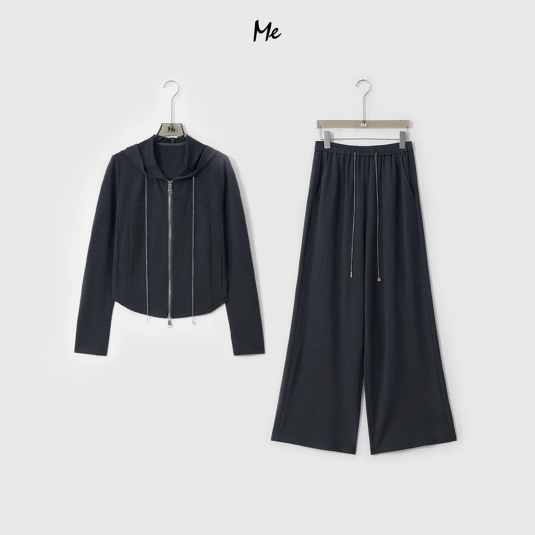 ME【LL懒人遛弯套装】天丝混纺超柔修身肯豆风显瘦百搭套装MESA0138