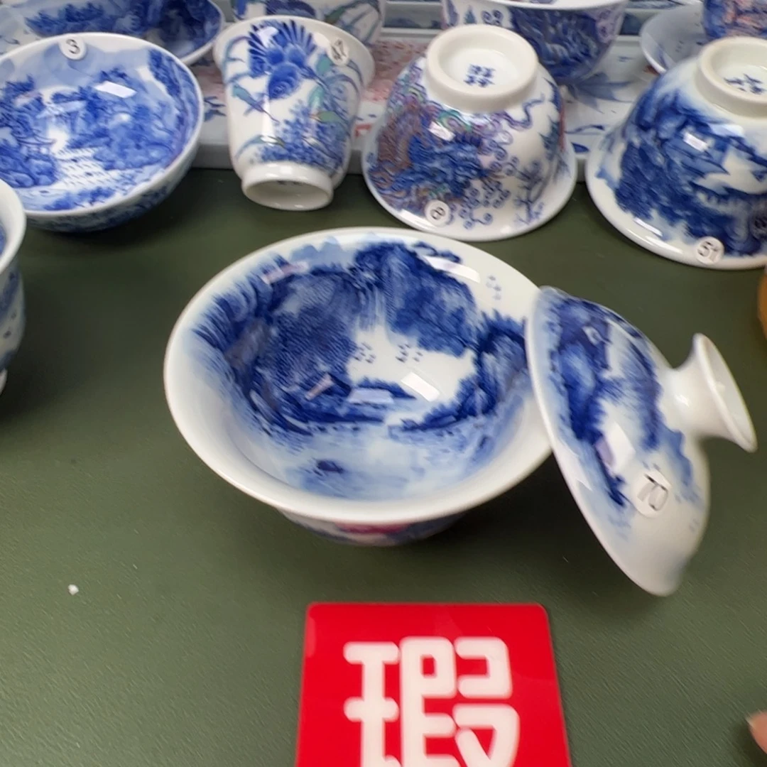 景德镇纯手工纯手绘茶具木木70