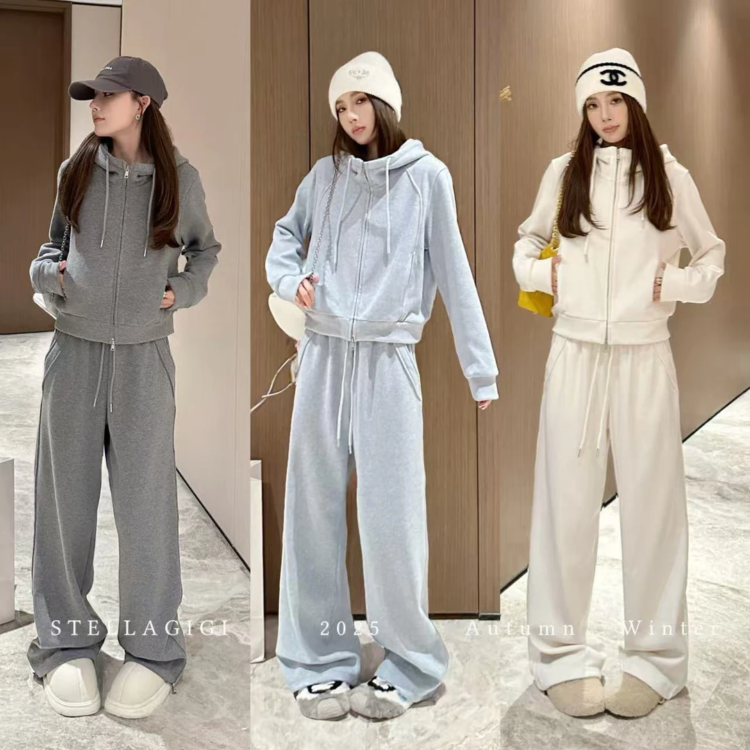 SG / 杨依姗 AW刚需套装 连帽加绒卫衣外套+松紧长裤TZ-20252245