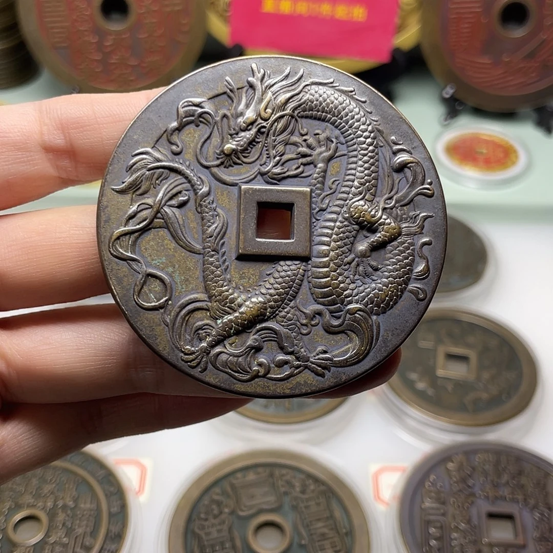 铜风磨铜材质，退役母钱（63.9mm)