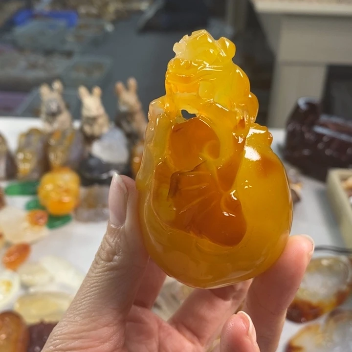 玛瑙/玉髓吊坠(不含链)未镶嵌